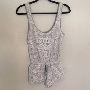 Gray romper.